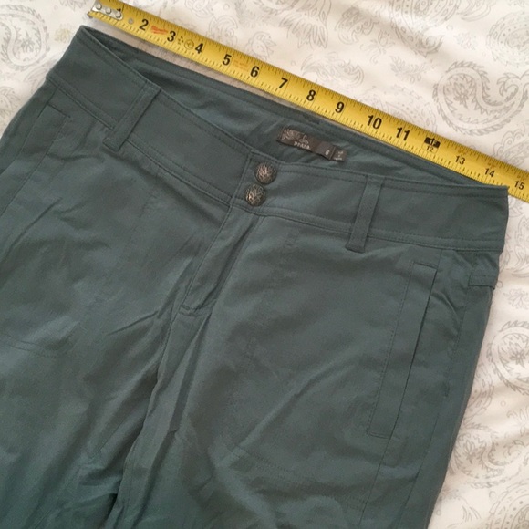 Prana Ravenna Knickers NWOT - dark teal green - size 6 - Picture 7 of 12